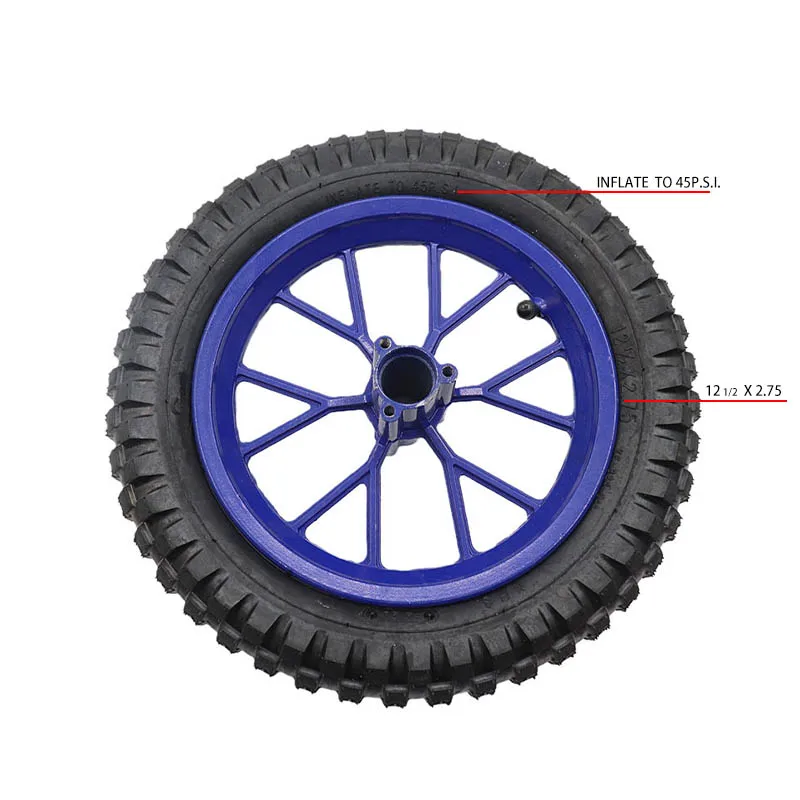 12.5x2.75 Tire 12 1/2x2.75 Pneumatic Tire Inner Tube for MX350 MX400 Scooter 49cc Motorcycle Mini Dirt Bike Tire