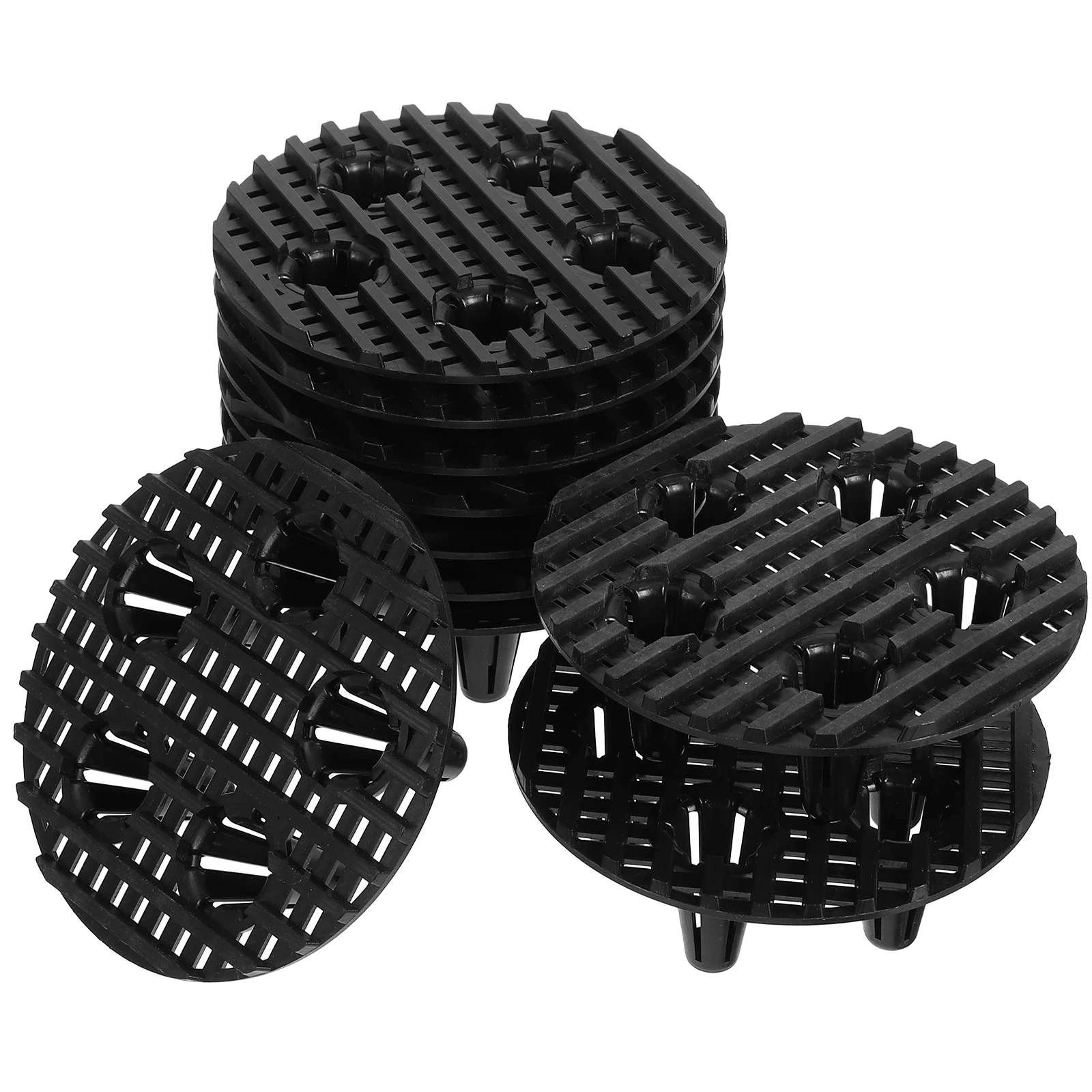 

10pcs Flower Pot Feet Durable Plastic Gardening Stand Root Protection Ventilated Anti-Slip Universal Elevated Planter Riser