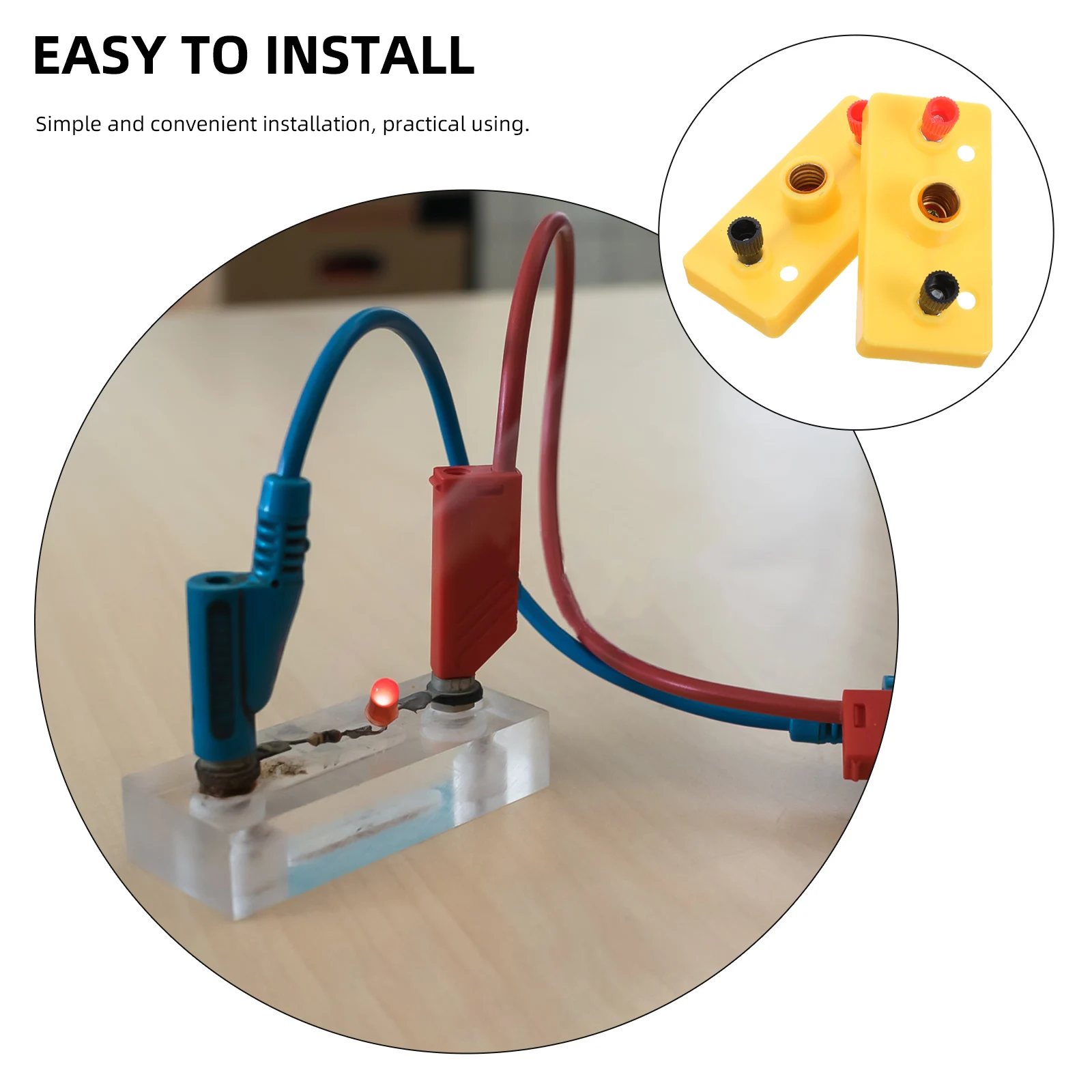 2pcs Electrical Light Holders Mini Screw Bulb Socket Physics Experiment Lamp Holders