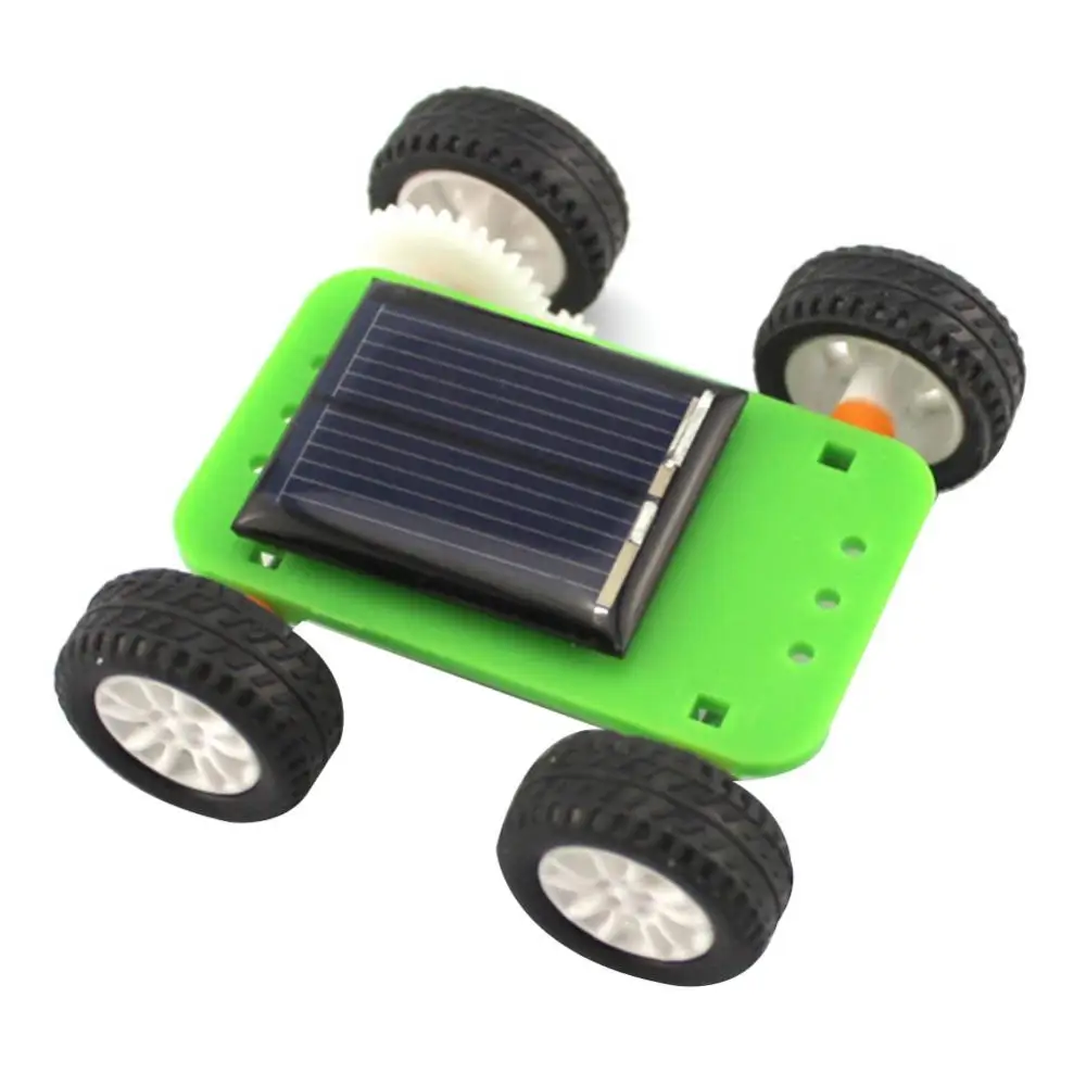 Dropshipping!!Solar Power Mini Car DIY Assembly Vehicle Kids Experiment Educational Toy Gift for Childen