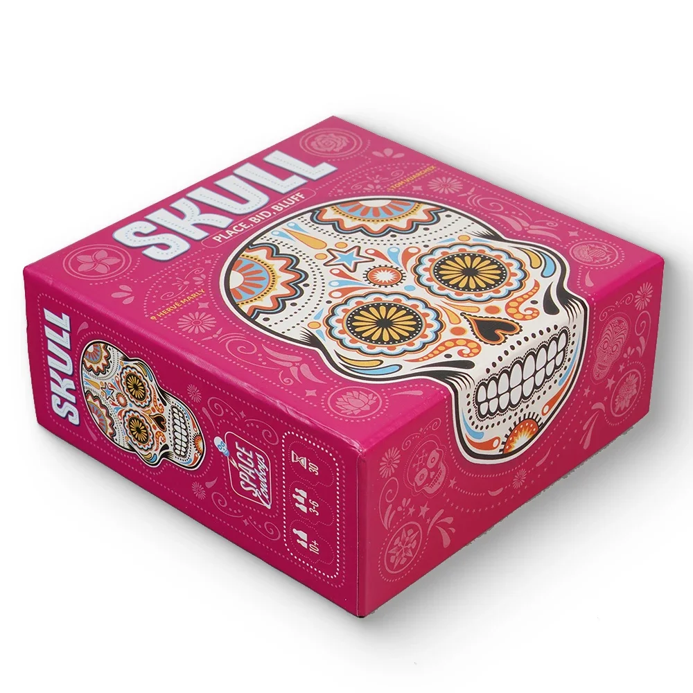 New Edition Rose and Skull Board Game3-6 Players Adult Casual Gathering Guessing Strategy Game English Version