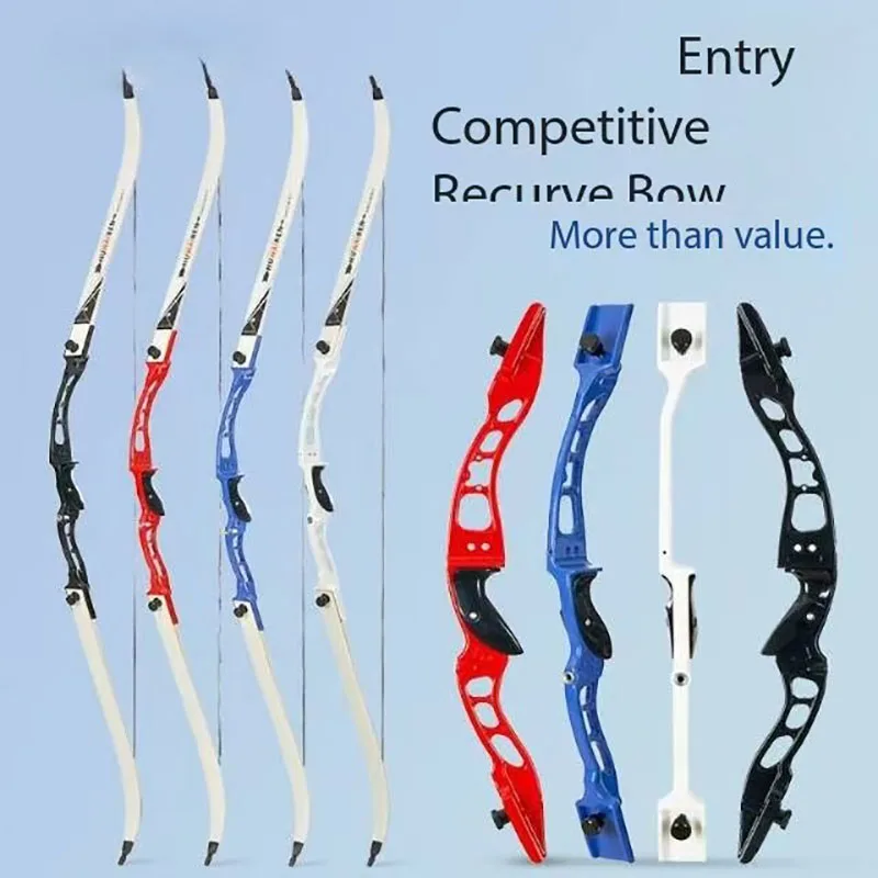 Recurve bow 66 inch competitive practice bow beginner archery training introduction adult archery competition