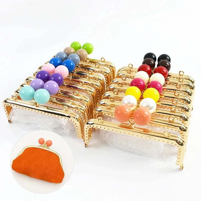 2/5/10Pcs Deepeel 12.5cm Metal Purse Frame Bags Handle Wallet Clourse Clip Bracket DIY Handmade Sewing Bag Accessories