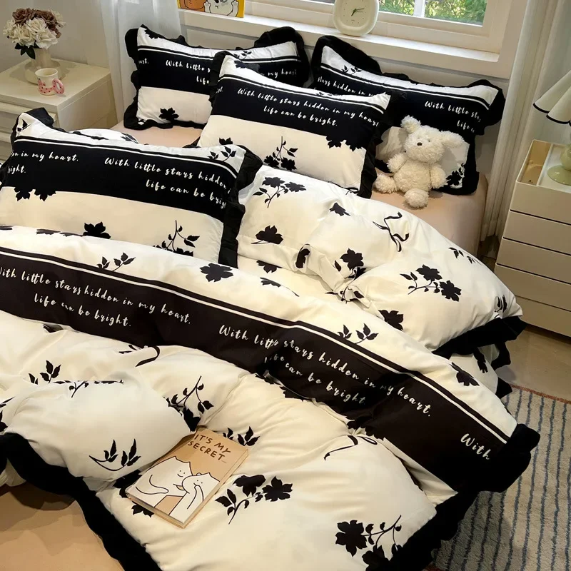 nouveau-noir-blanc-imprime-jupe-de-lit-ensembles-de-literie-confortable-respectueux-de-la-peau-imprime-linge-de-lit-printemps-automne-roi-reine-housse-de-couette-ensemble