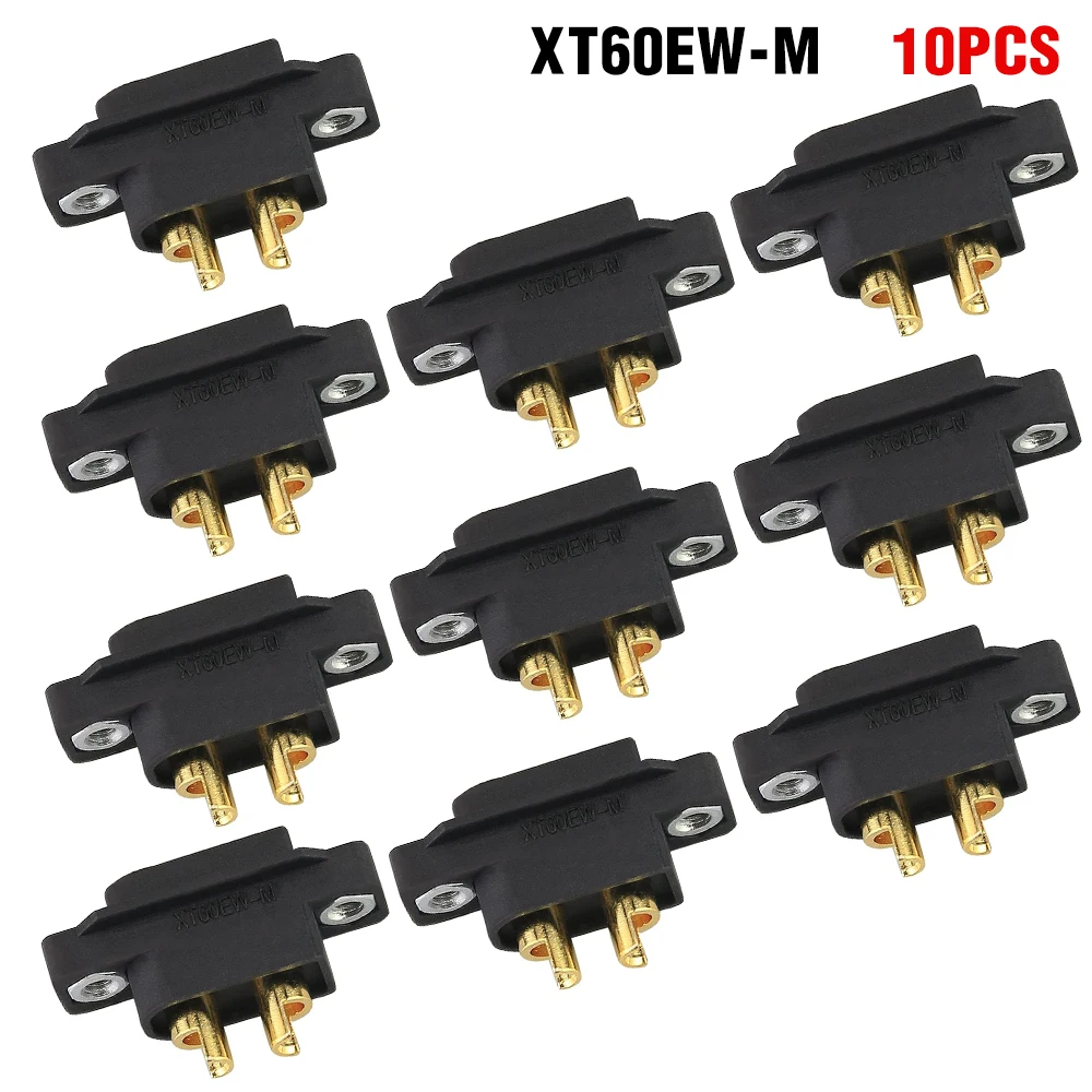 NONE Amass XT60EW-M montierbarer XT60E-Stecker DC500V 20A-40A 0,6 mΩ vergoldet für RC-Drohnen-DIY-Teil 1/2/5/10/20 Stück 3