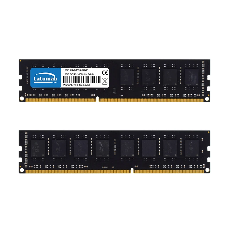 Imagem -02 - Memória do Latumab-ram Ddr3 16gb 1600mhz Pc312800 para o Cpu do Amd 240pin 1.5v Módulo do pc