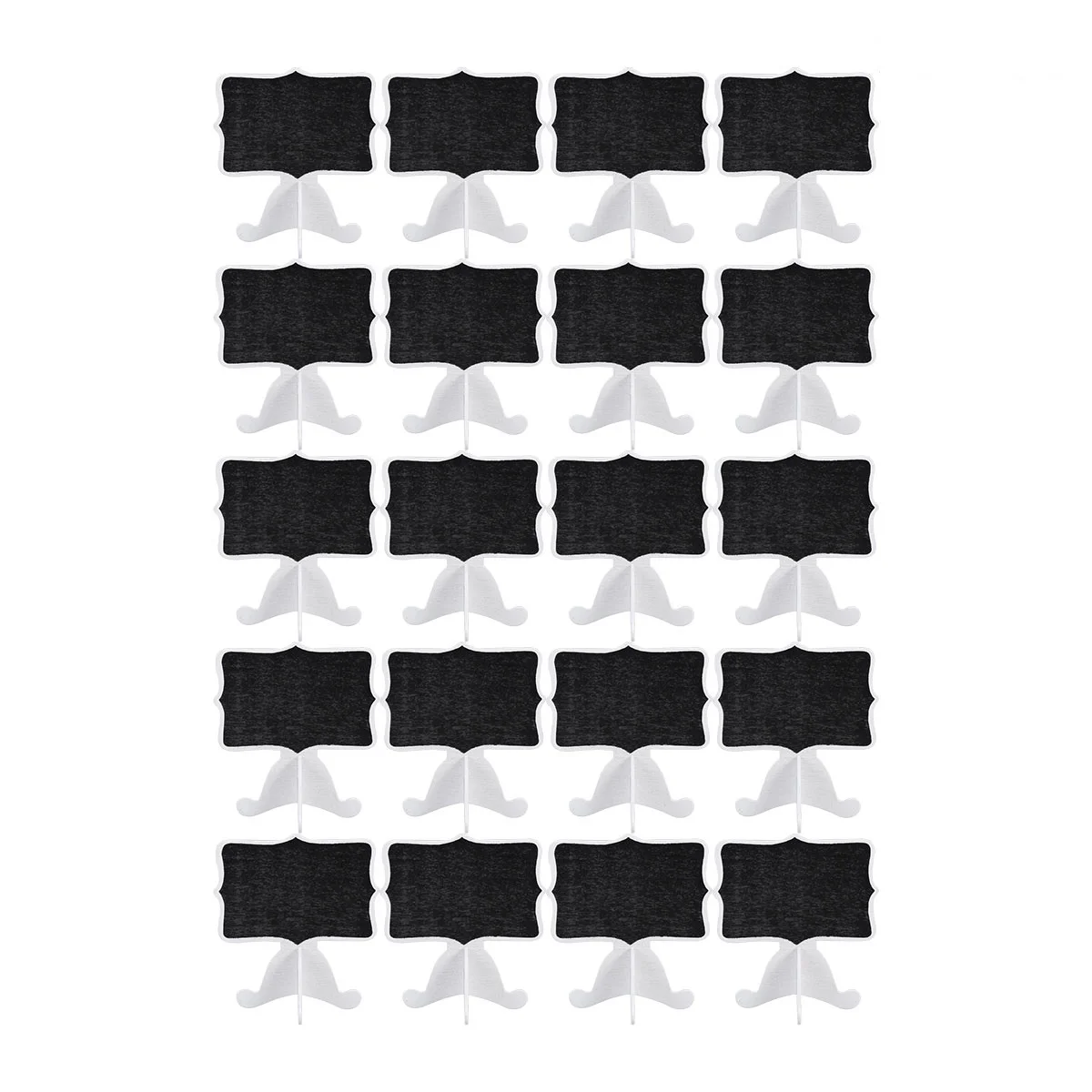 

20pcs Mini Blackboard Stand Wedding Place Card Table Numbers Greetings Decor Lightweight Practical Design Christmas Weddings
