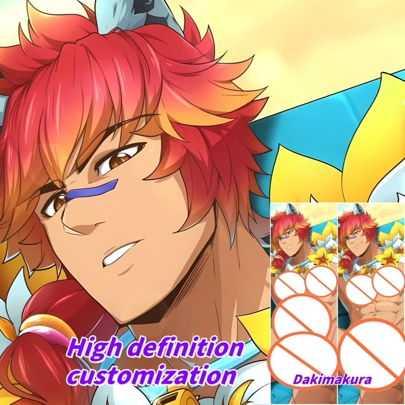 

Dakimakura Anime Pillow Case Handsome man Double-sided Print Of Life-size Body Pillowcase Gifts Can be Customized