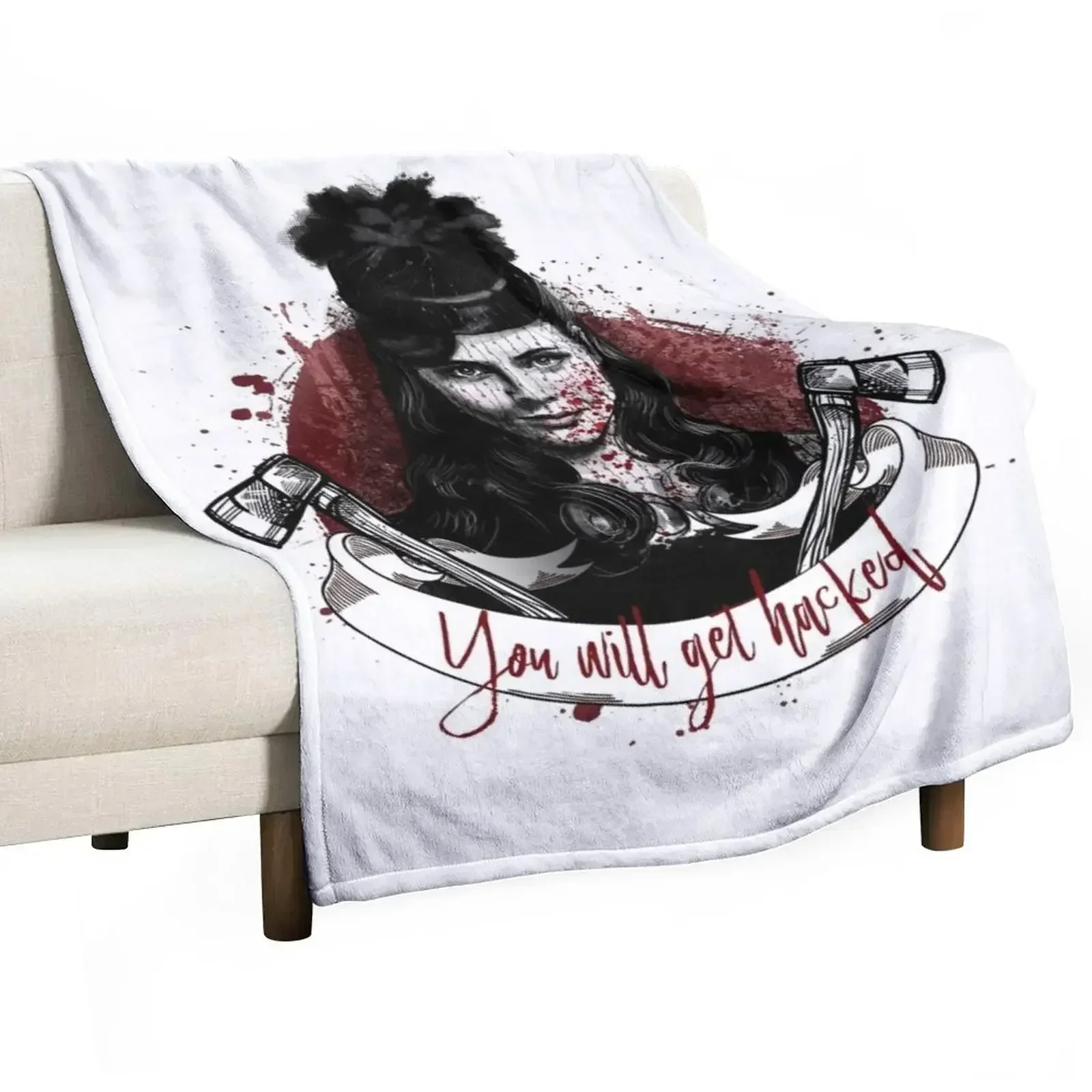 Lizzie Borden Throw Blanket Ultra Soft Flannel Fleece Blanket for All Seasons
