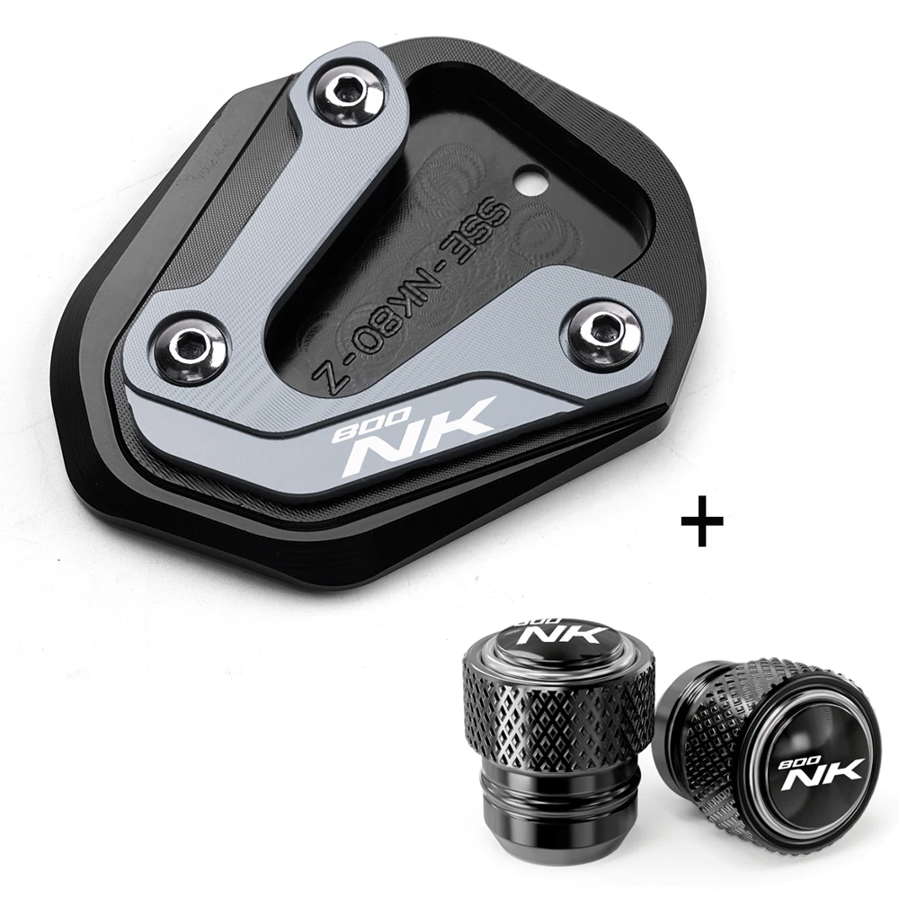 Für CFMOTO CF 800NK NK800 800 NK 2023 2024 CNC Motorrad Seitenständer Fußverlängerung Ständerplatte Reifenventilkappen – Detail 6