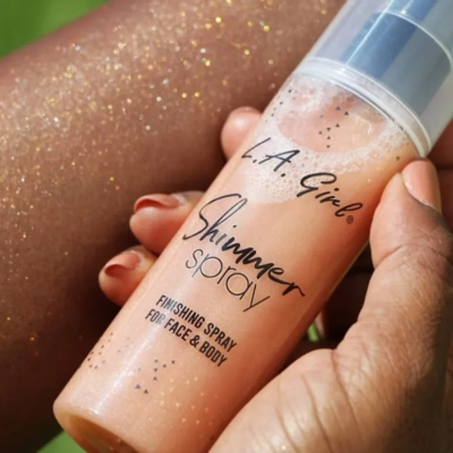 Spray fissante Shimmer Rose Gold - 2,7 fl oz, spray fissante, spray fissante per il trucco