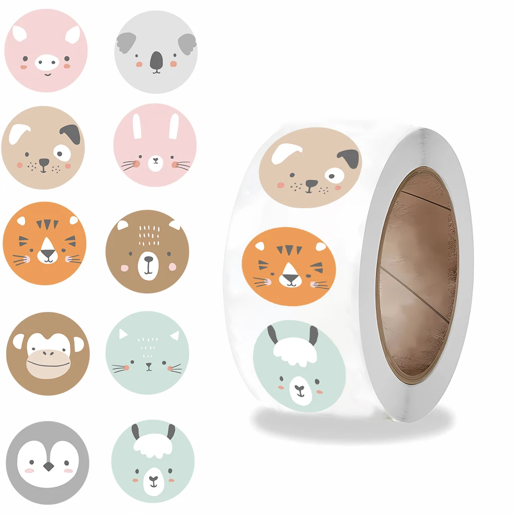 500PCS Stiker Hewan Rall Permainan Personalisasi Ponsel Kasual Laptop Koper Sekolah Hadiah Label Segel Dekorasi Stiker Rall