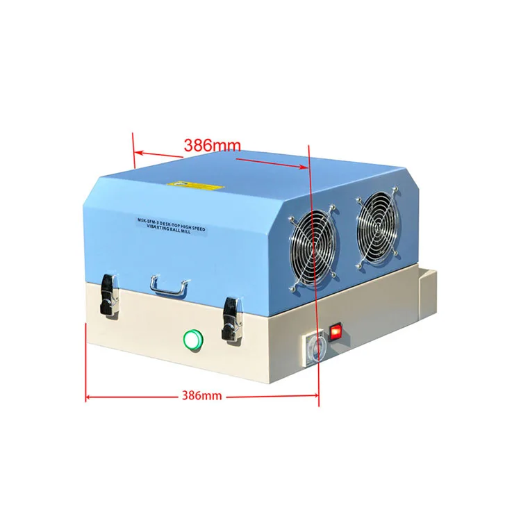 Batterij Materialen Slijpen Compacte Hoge Snelheid Kogelmolen Machine Met Optionele Bal En Pot Voor Lab