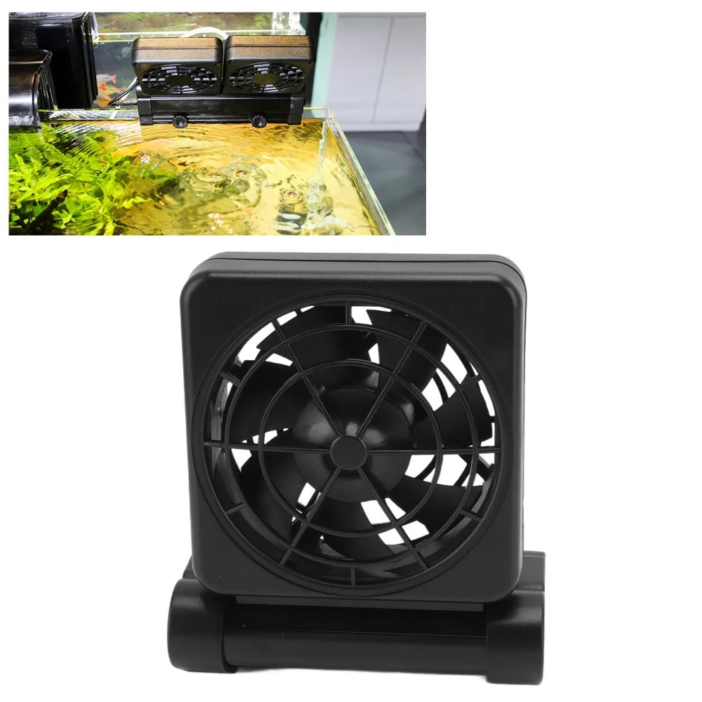 

Adjustable Wind Speed Aquarium Chillers Black Wide Angle Adjustable Fish Tank Cooling Fan Plastic Cooling System Cooling Fan