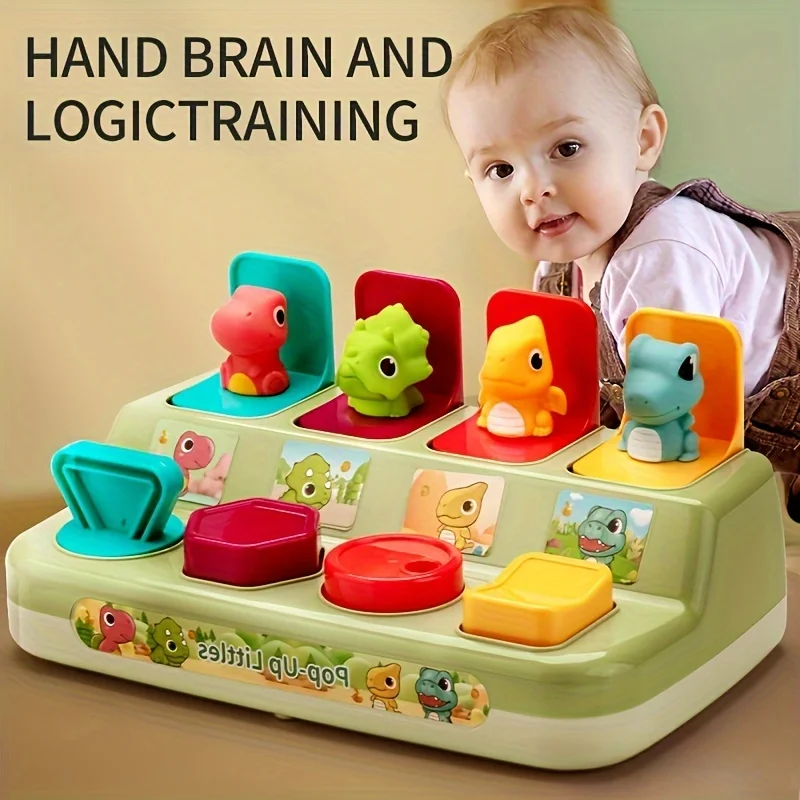 

Baby Dinosaur Surprise Box, Fun Educational Toys for Logical Thinking and Motor Skill Development, Perfect Gift for The Holidays