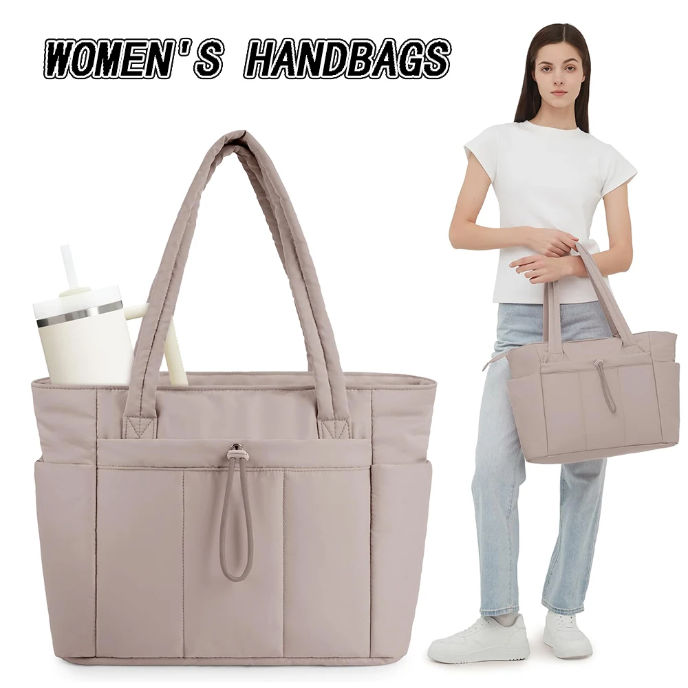 

Fashion Portable Women's Handbag Laptop Bag with Zipper Casual handbags Quilted Bag for Outdoor Travel Hiking Camping Work Nurse