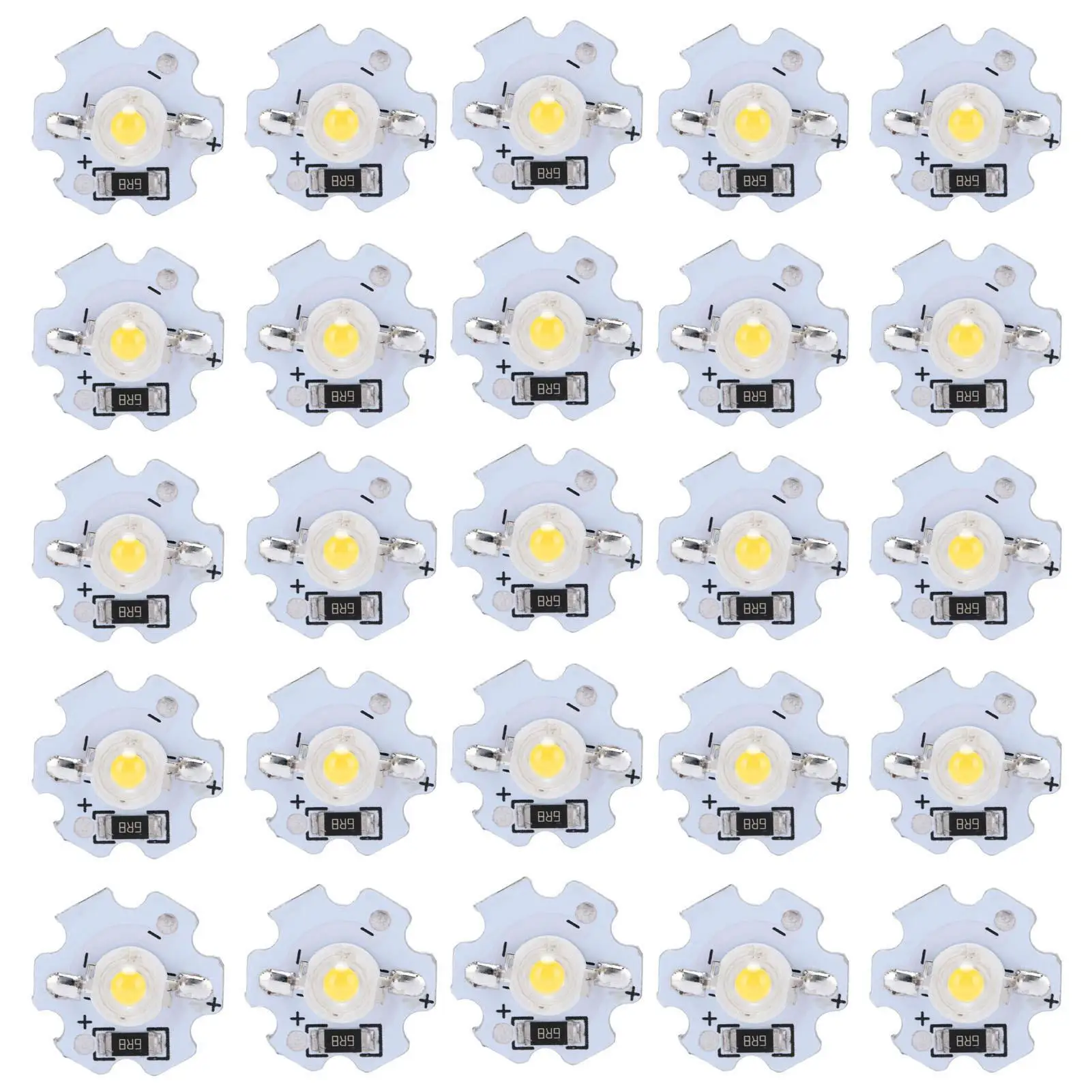 25Pcs 5V High Power LED Chips 0.5/1/3W 200LM for diy Lamp Beads for Creative Lighting Solutions