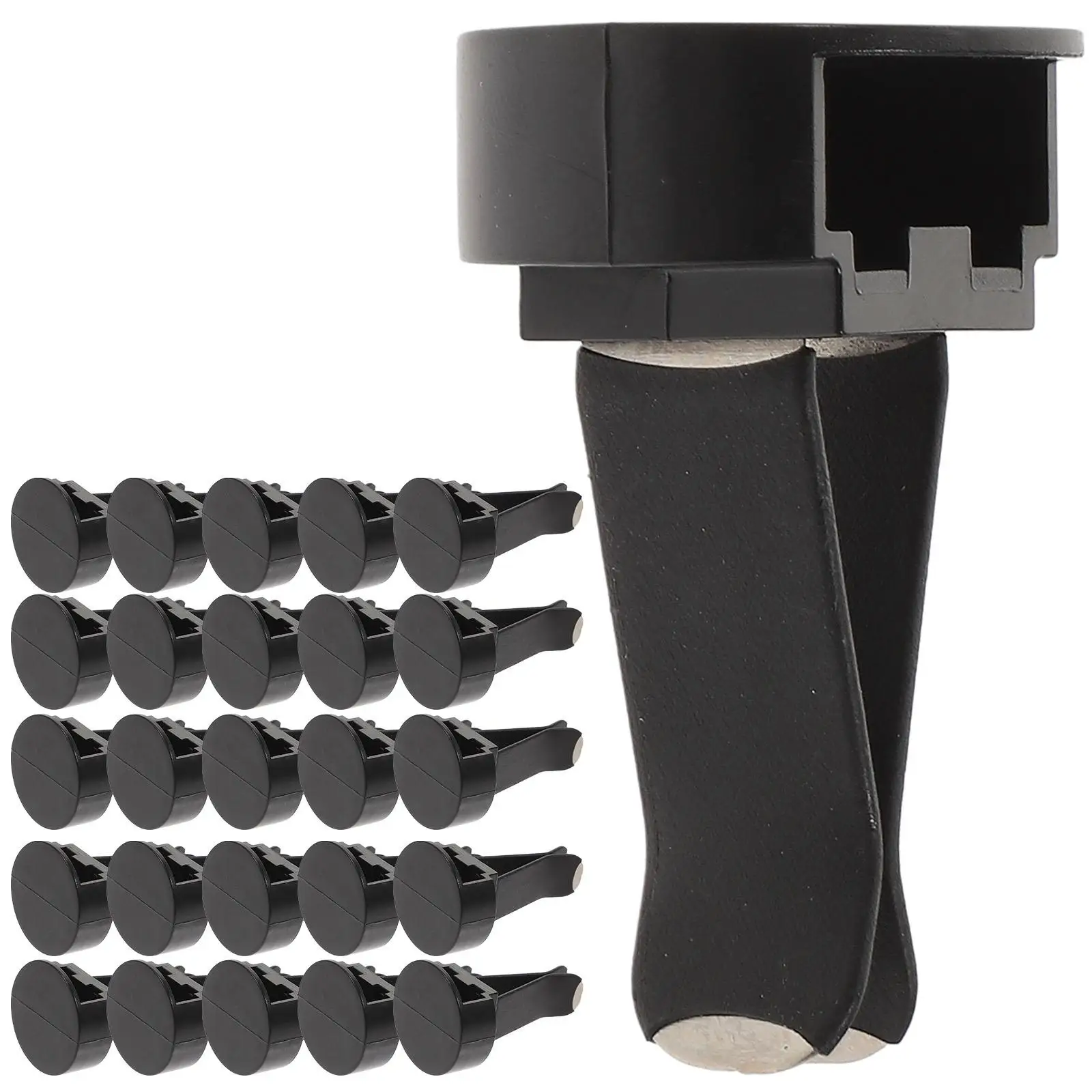 

100pcs Car Black Plastic Vent Clips Freshener Air Freshener for Decoration Air Vent Clips Easy Installation