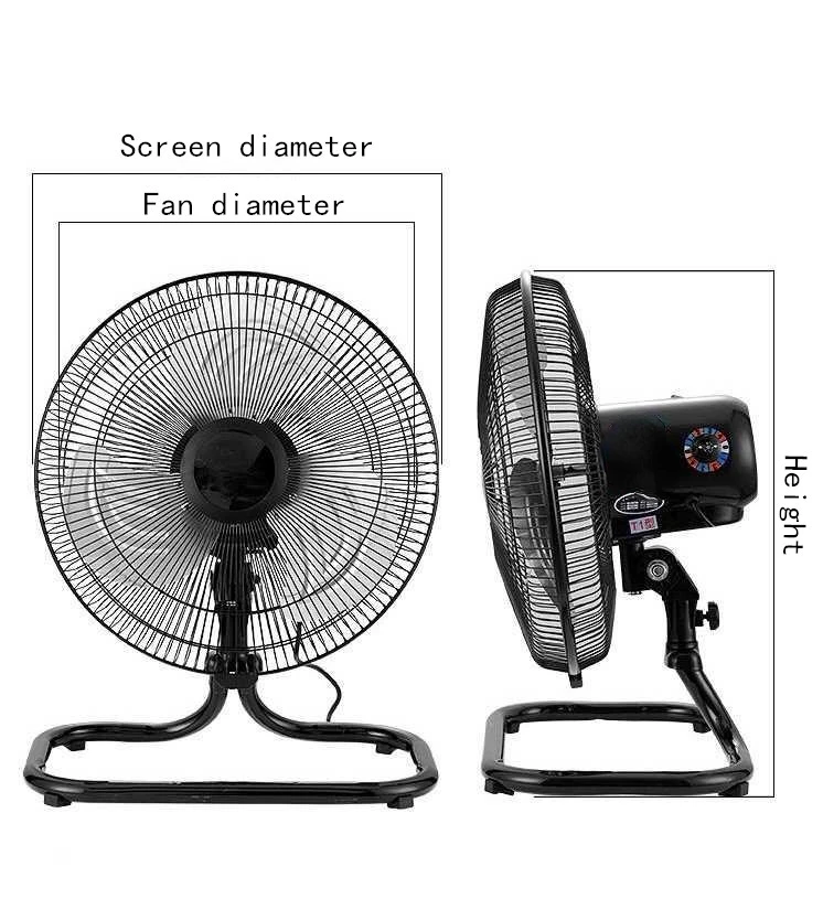 Hot sale 12/14/18 inch Electric stand/ wall/floor fan 3 in 1 industrial fan Aluminum blades