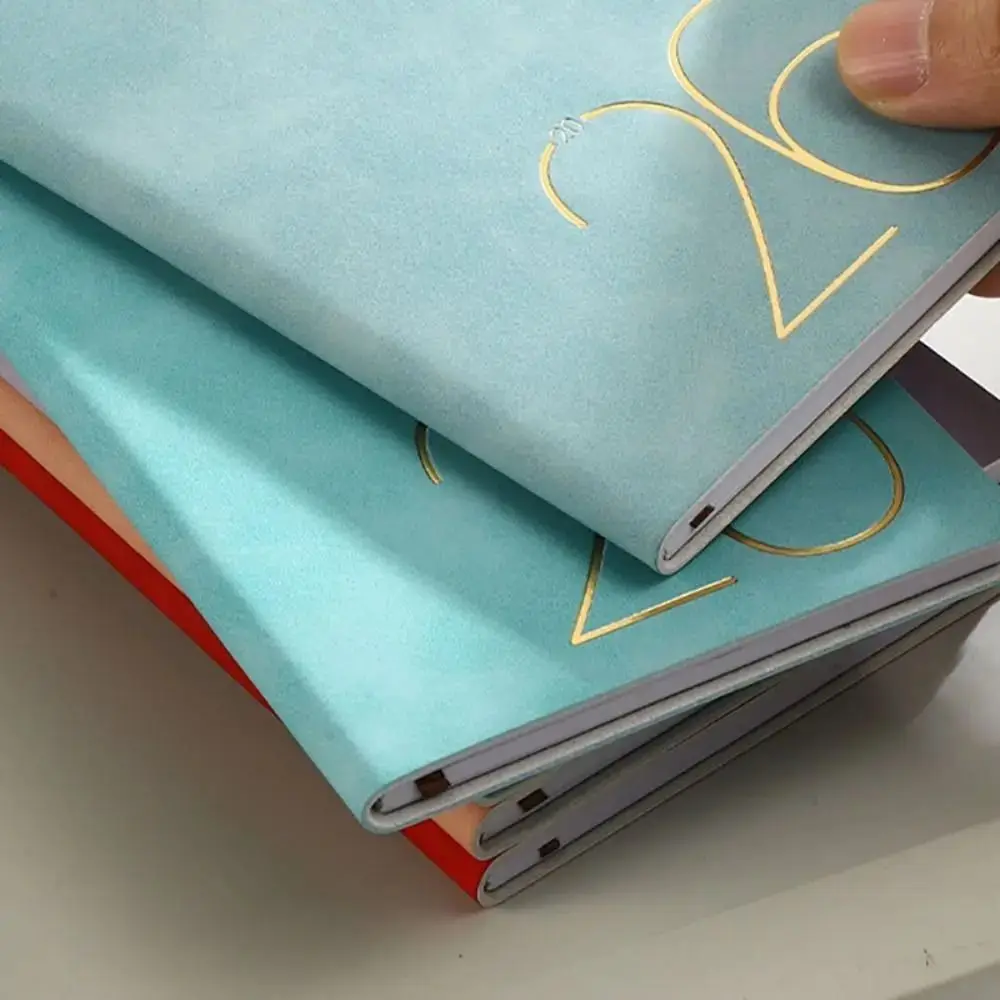 

365 Days A6 Planner Notebooks Daily Planner Reminder Colorful English Agenda Book Time Organizer Efficiency