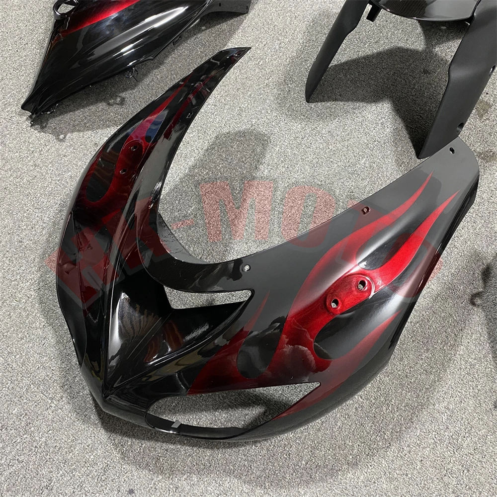 Motorcycle Fairing Kit Fit For NINJA ZX10R ZX 10R ZX-10R 2006 2007 Bodywork Set High Quality Abs Injection Red Flame