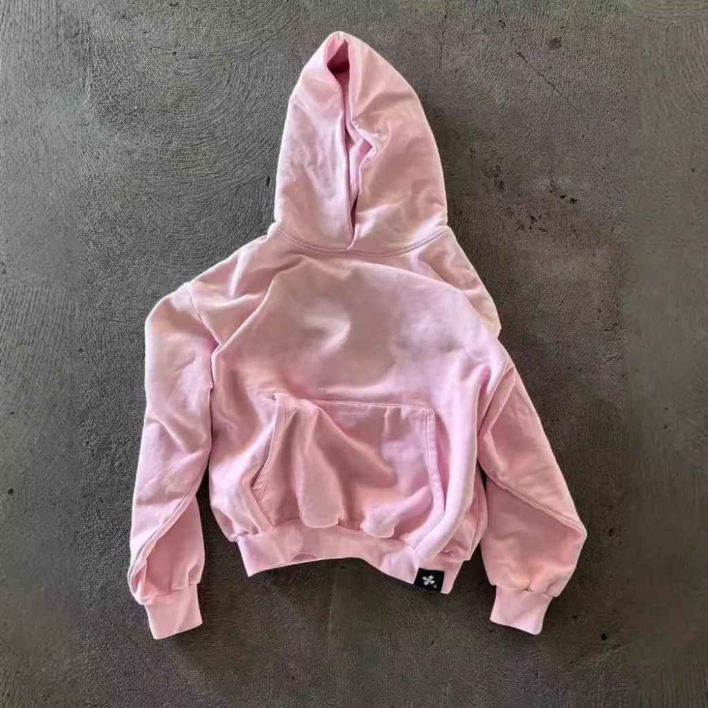 Europäische und amerikanische Mode Herbst Winter Farbverlauf Langarm Kapuzenpullover Bequemes Damenoberteil mit Buchstabendruck