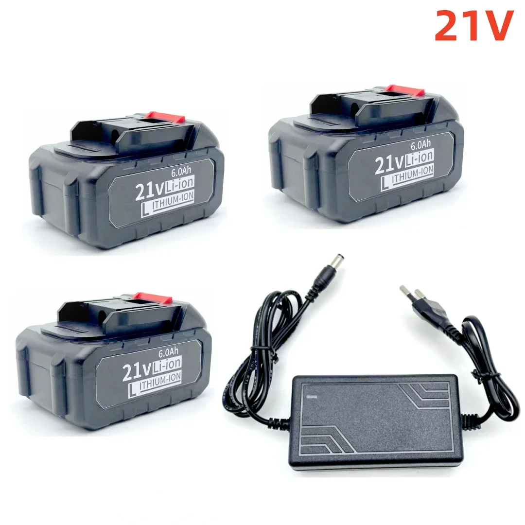 5S2P Makita 21V 18650 lithium battery,6.0Ah,suitable for electric tools such as Makita drills, chainsaws, and grinders.charger。