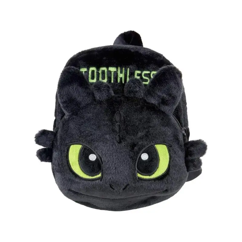 Plecak Pluszowy Bez Zębów Kreskówkowy Kawaii Smoczy Mistrz Uprzążania Smoków Plecak Pluszowy Nocny Zły Dzieciak Plecak Uczniowski Plecak Dziecięcy