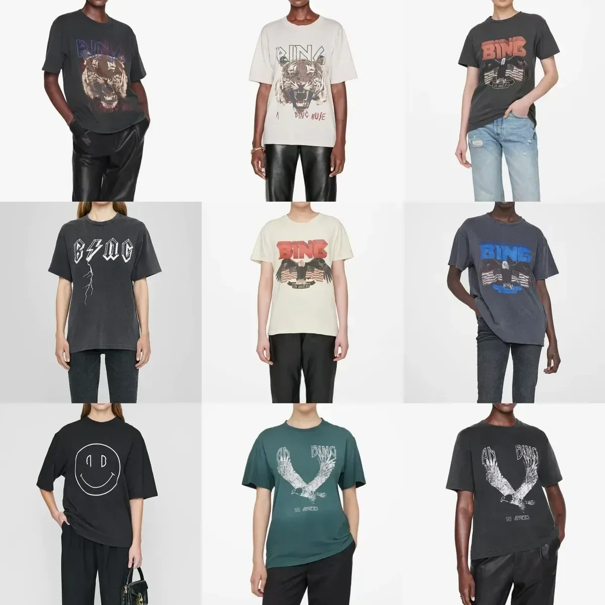 

Дизайнер Annies Женская летняя футболка с буквенным принтом Футболка AB Рубашка Мягкий Bing Хлопок Женская футболка с коротким рукавом для отдыха Топы Поло S