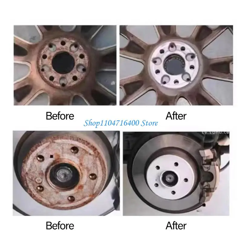 

y1gd Professional Car Wheel Hubs rusts Remover Portable Wheel Hubs rusts Cleaning Tool