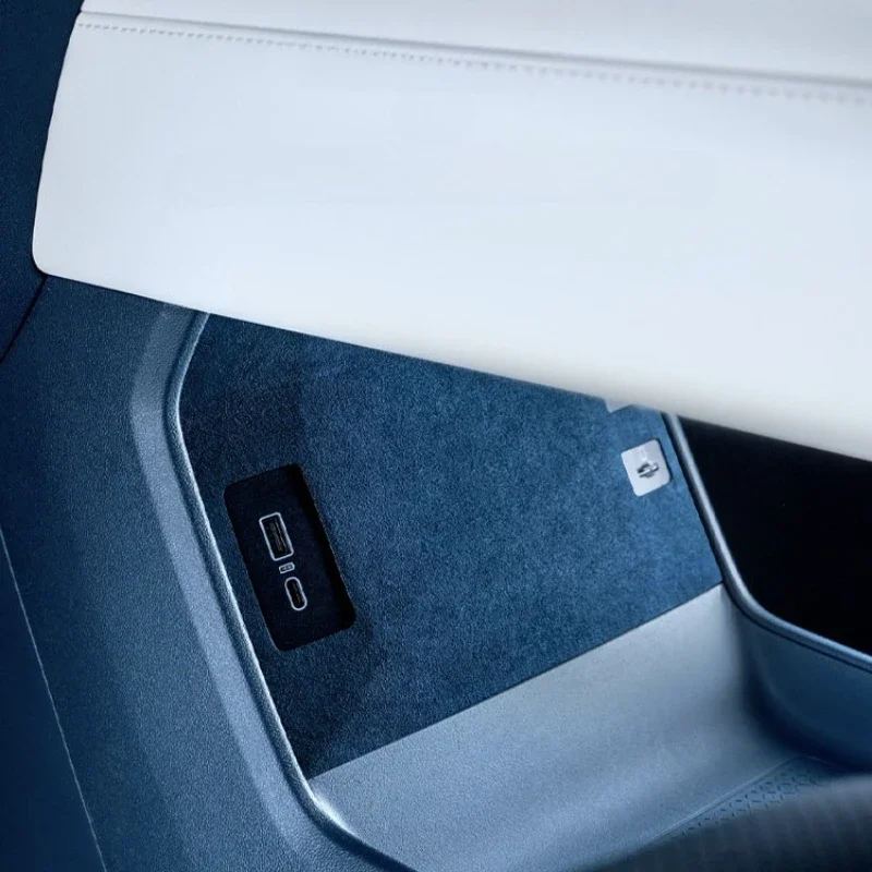 

For Changan DEEPAL G318 2024-2025 Dedicated Suede Central Control Under Front Decorative Sticker Car Interior Modified Accessory