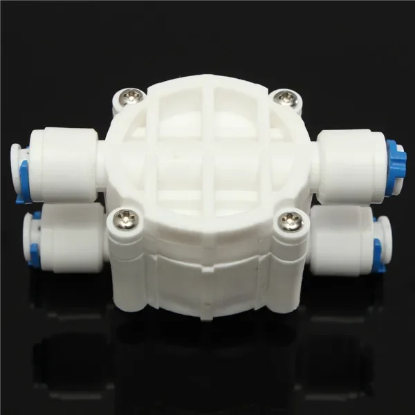 4 Way 1/4 Port Auto Shut Off Valve For RO Reverse Osmosis Water Filter System