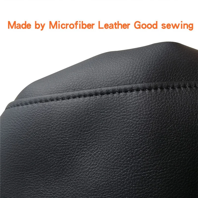 For 2017-2021 Tesla Model 3 Model Y Car Center Console Armrest Cover Arm Rest Cover Pad Protector Accessories Black+Red