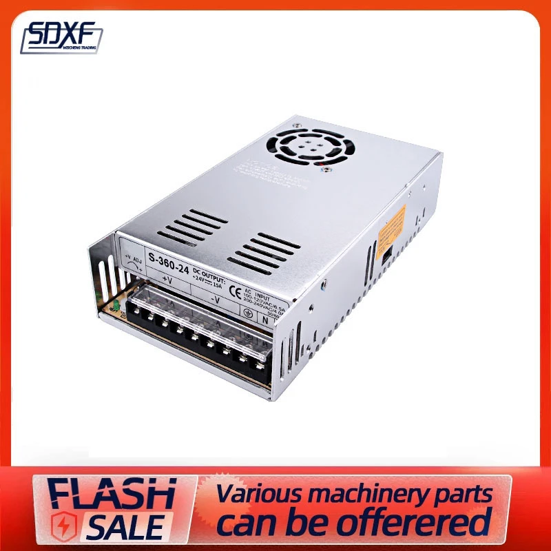 360W 24V15A switching power supply 220V/110V to 12V30A centralized power supply monitoring 5V 48V