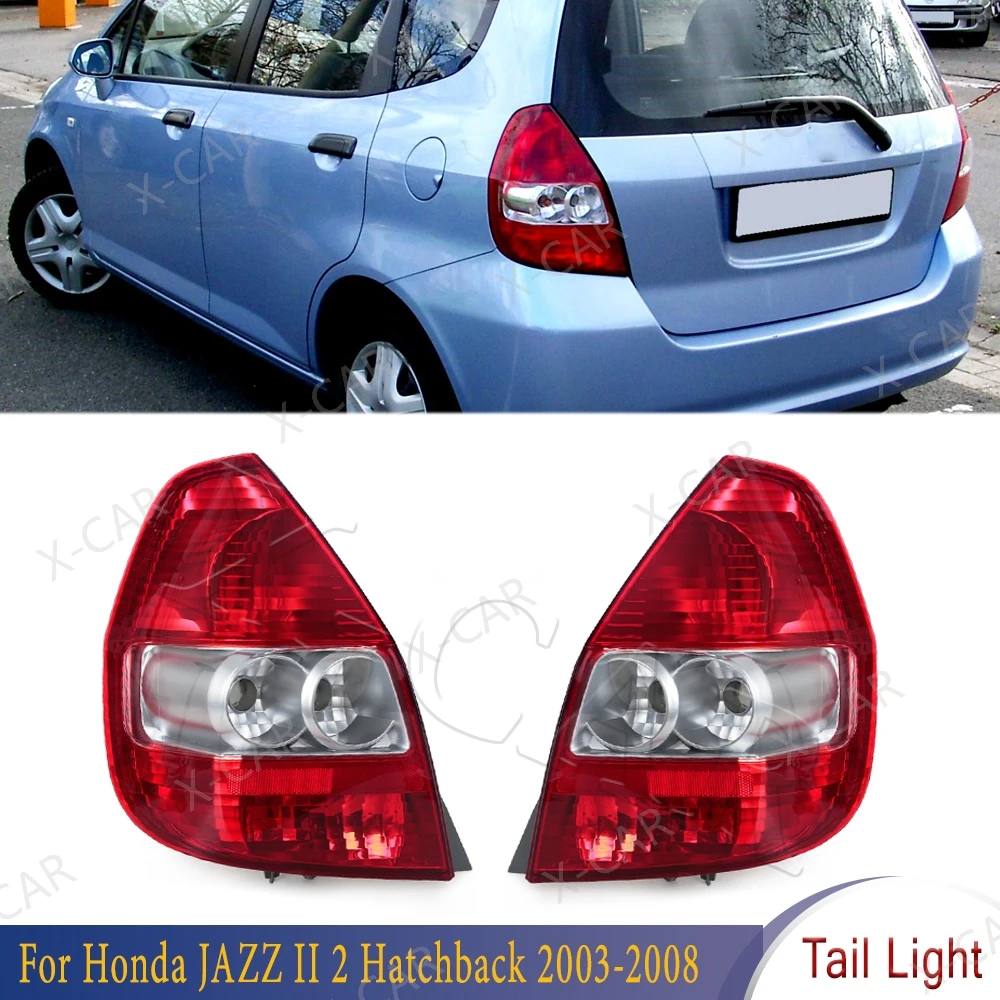 Rear Bumper Tail Light Brake Stop Reverse Turn Signal Lamp No Bulb For Honda JAZZ II 2 hatchback 2003-2008 33501SAA003