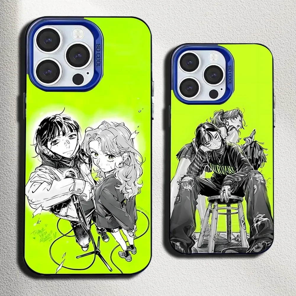 

The Guy She Was Interested Phone Case For iPhone 16,15,14,13,12,11,Mini,Pro,SE,MAX Blue Matte Silicone Cover