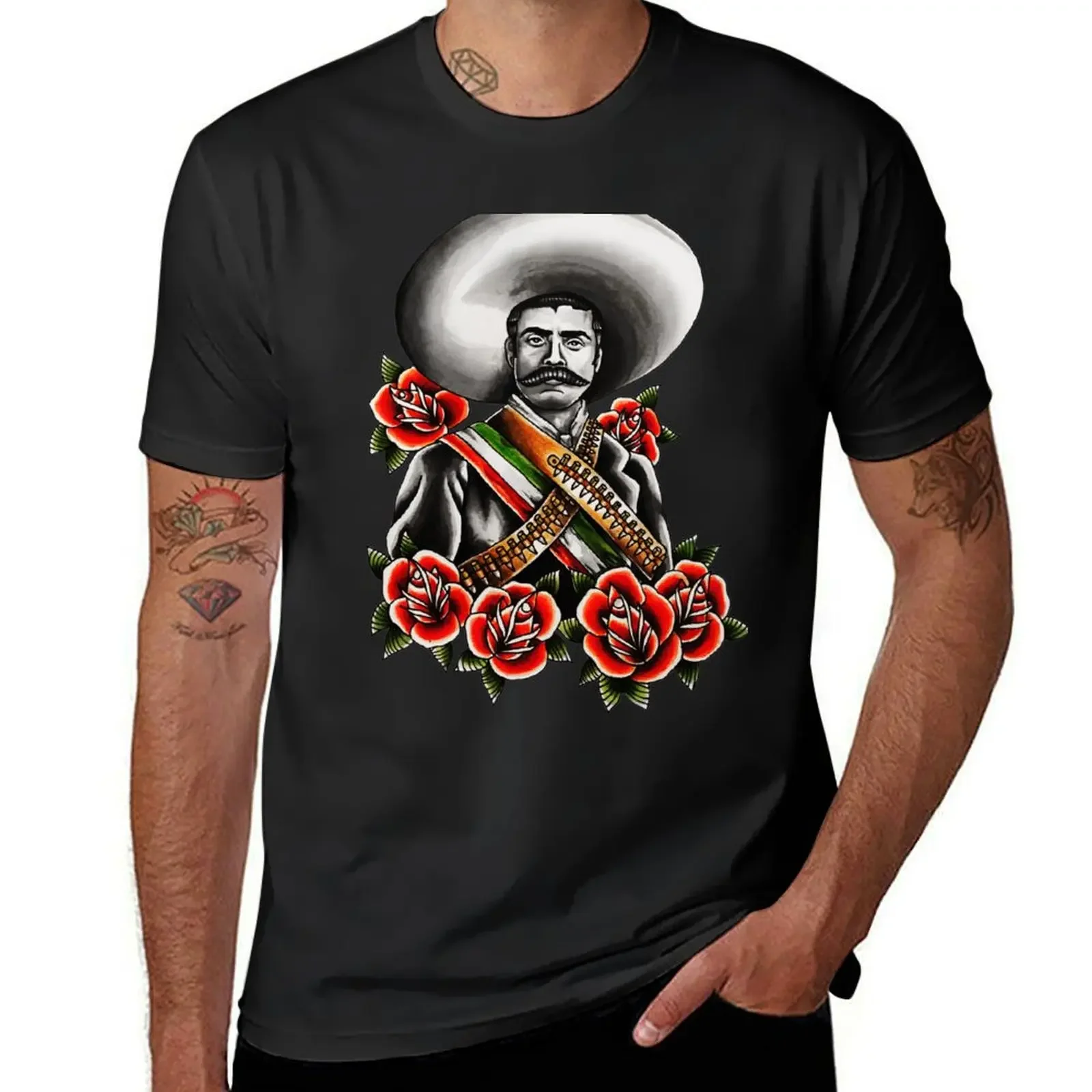 

Emiliano Zapata Portrait T-Shirt Clothing valentines boutique clothes customs gifts for boyfriend plain white t shirts men