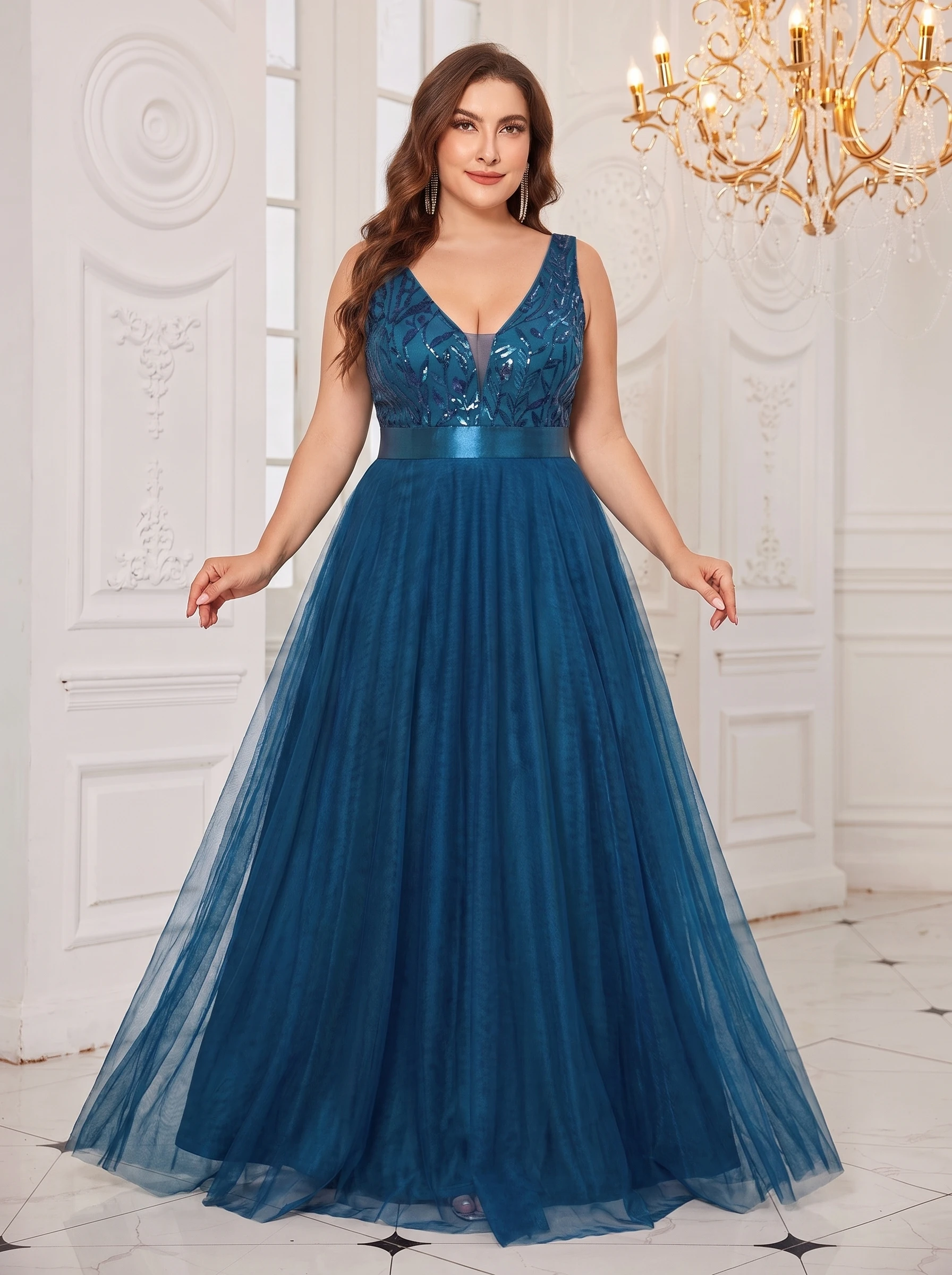 2026-xucthhc-new-plus-size-formal-evening-gown-v-neck-lace-embroidery-maids-wedding-dress-gold-long-prom-dress