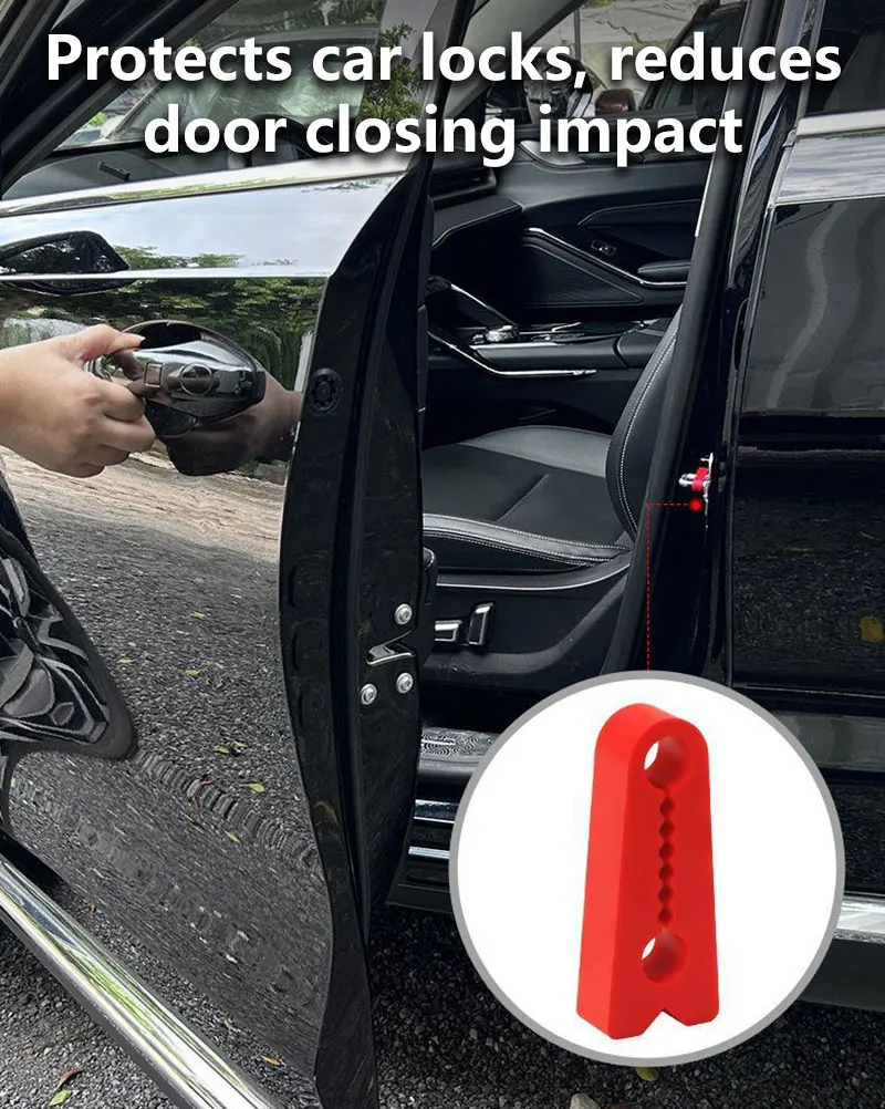 Car Door Shock Absorber Universal Car Door Buckle Soundproof Deadener Damper Cushion Anti-Vibration Buffer Pad