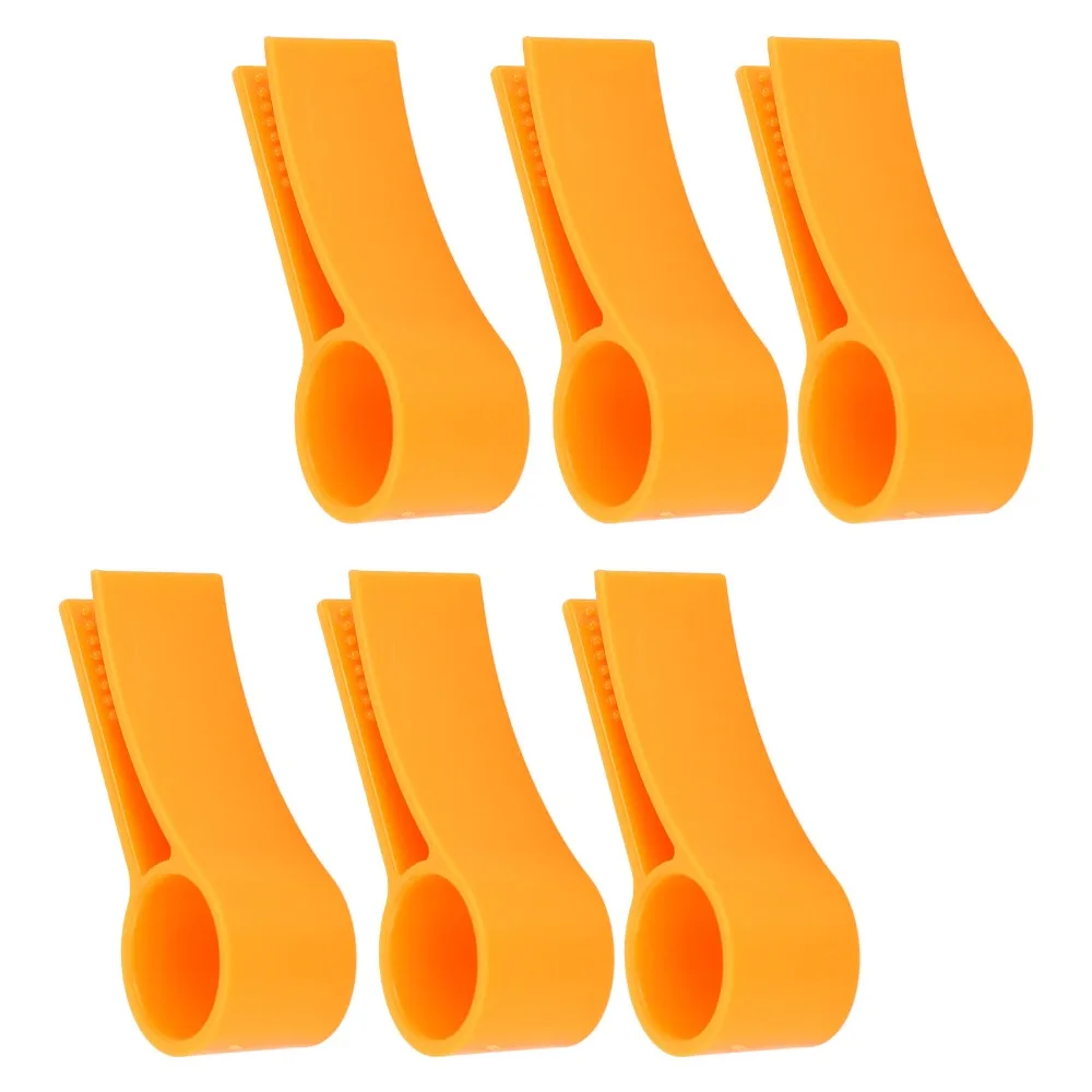 6Pcs Yellow Network Cable Straightener 6.5*2.3cm ABS Twisted Pair Cable Separator Telephone Cable Untwisting Tool