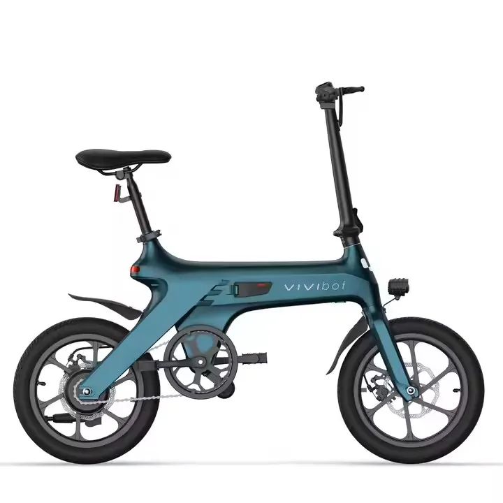 16 inch Ebike in Europe Warehouse 250W 48V Folding Bike with Magnesium Alloy Electric Urban Bike be placed in the car