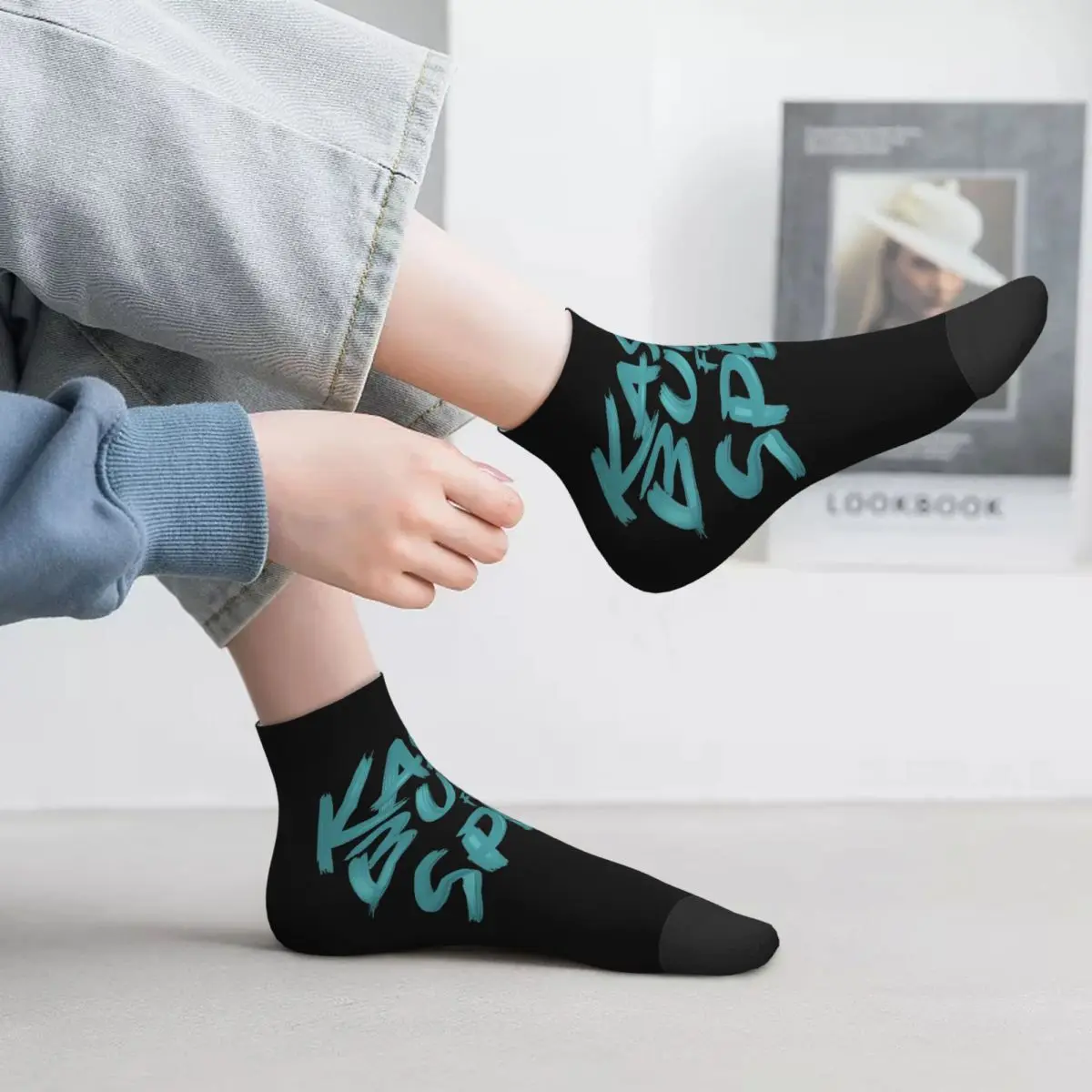 

Kaspa Blockchain Innovative And Secure Socks Harajuku Stockings All Season Socks Accessories for Man's Woman's Christmas Gifts