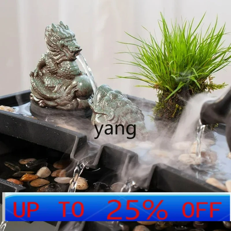 

LH fish tank stone trough flowing water landscaping bonsai flowing water ornament