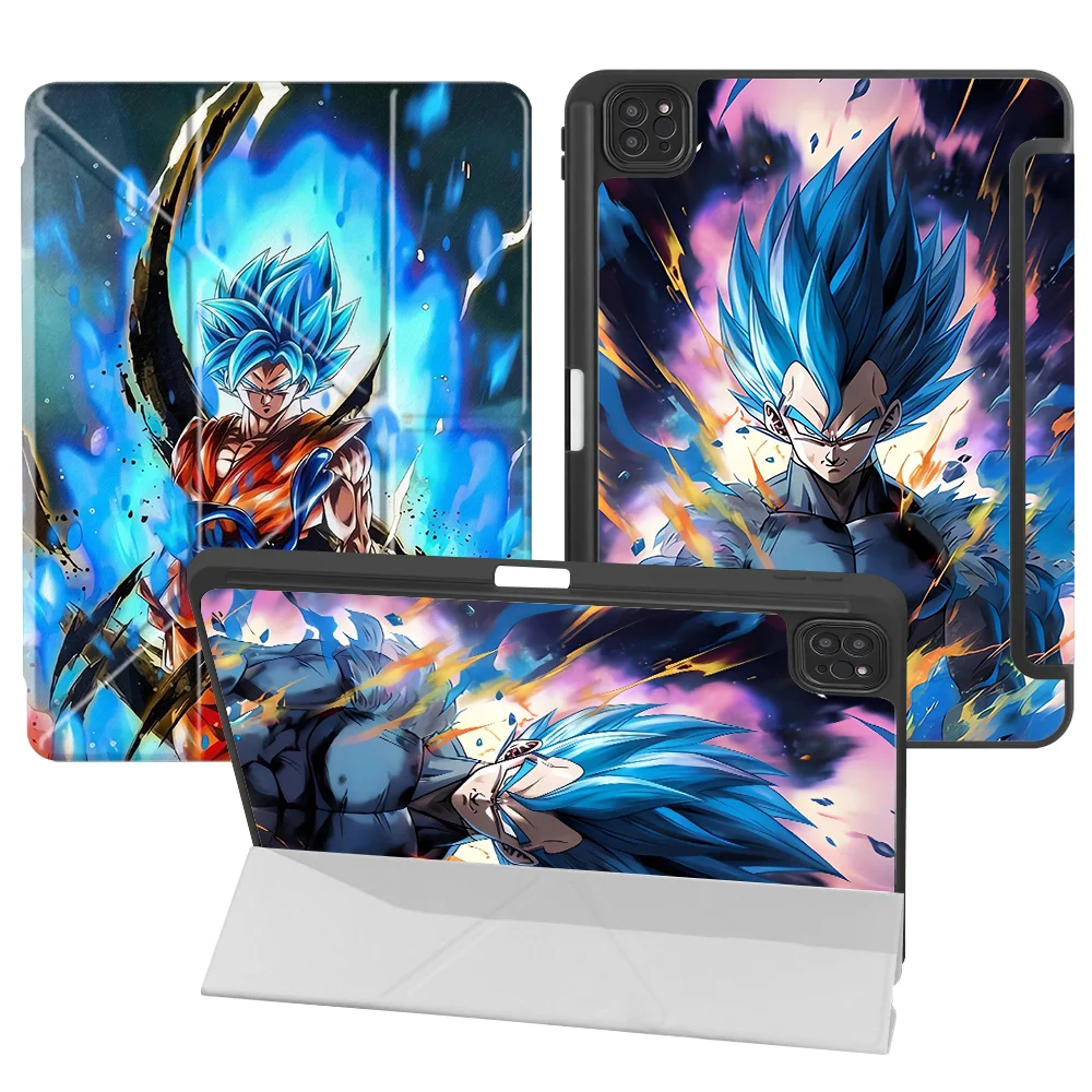 With Pen Slot Cover Tablet Case For iPad Mini 7 6 5 10th Gen 12th 9th Pro M4 13 2025 2026 Air 8 M2 M3 3 11th D-Dragons B-Ball
