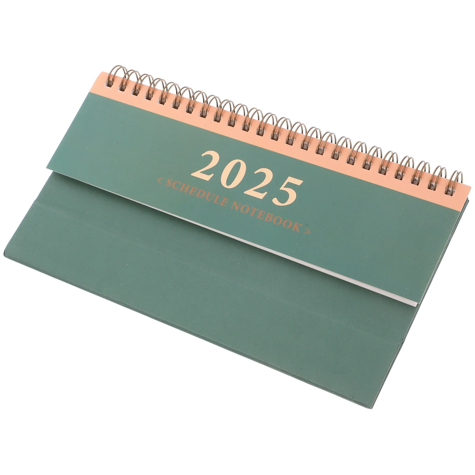 

2025 Mini Horizontal Desk Calendar English Edition Small Office Planner Fine Paper Material Multifunctional Date Tracker Desktop