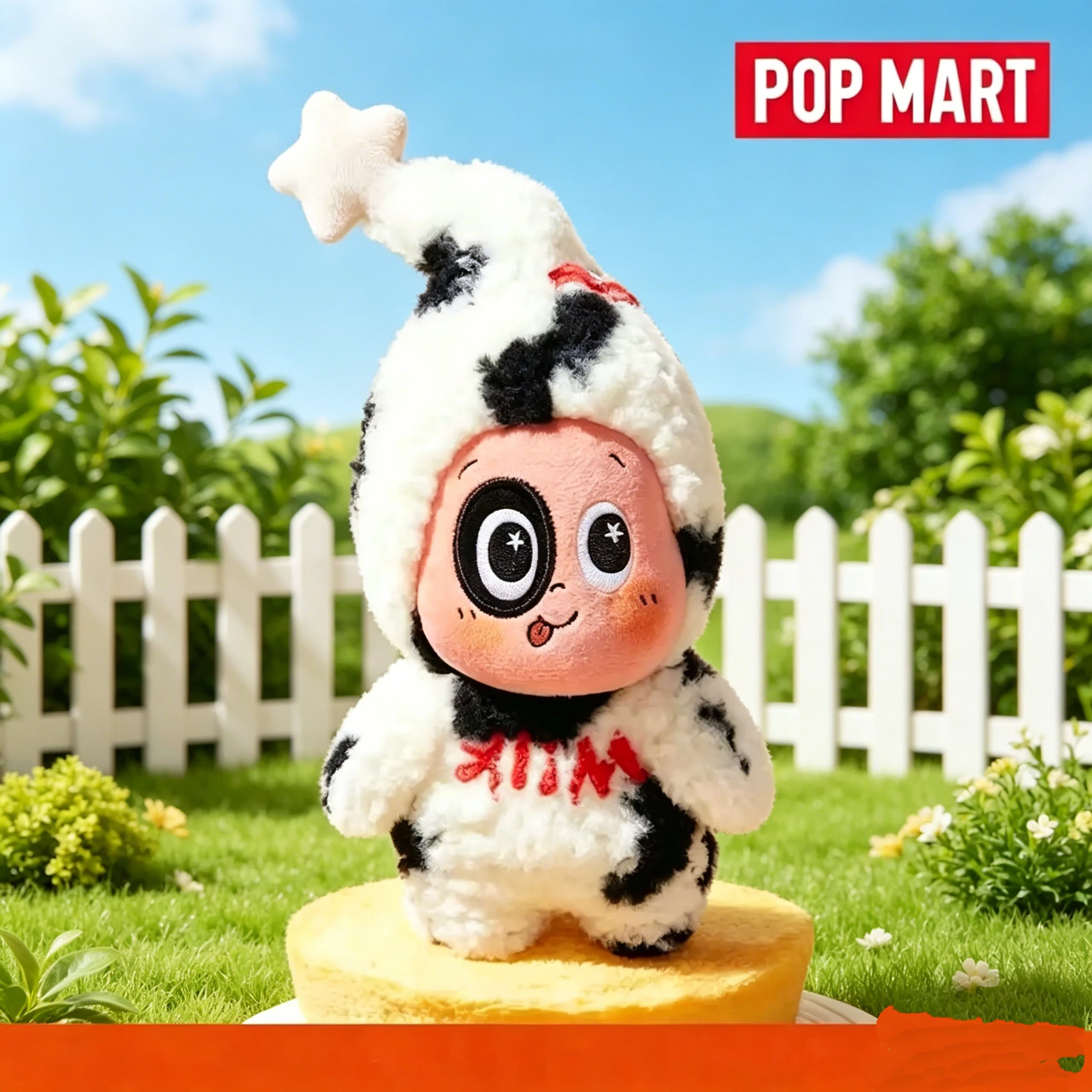 

POPMART Twinkle Twinkle Moon Gelato Series Milk Pudding Plush Doll Pendant Blind Box Mystery Anime Figure Collectible Cute Toy