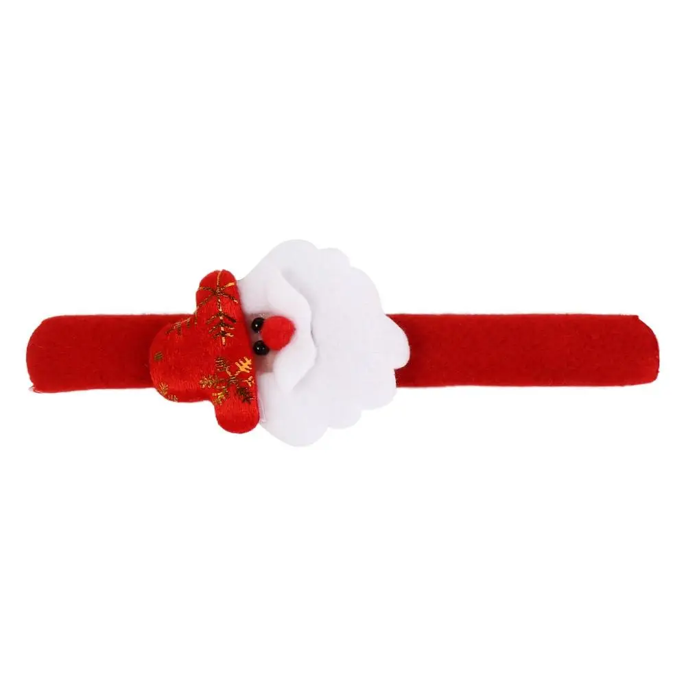 Nonwovens Christmas Clap Circle Christmas Cotton Christmas Pop Circles Cute Santa Claus Christmas Toys Hand Ring Home Party
