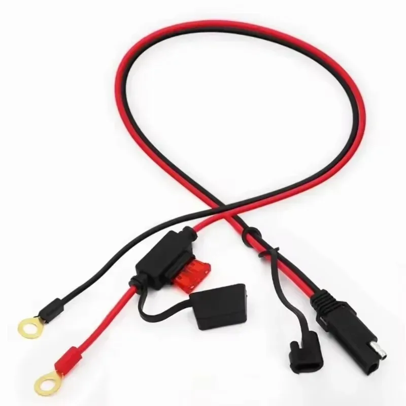 For Motorcycle SAE Quick Extension Cord Cable To Battery Terminal Connector for 12V Battery Charger/Maintainer Charger Cable