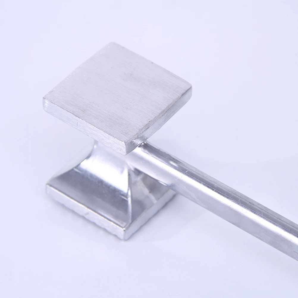 

Meat Loosening Hammer Kitchen Tools Stainless Steel Pork Pounder Beef Square Black