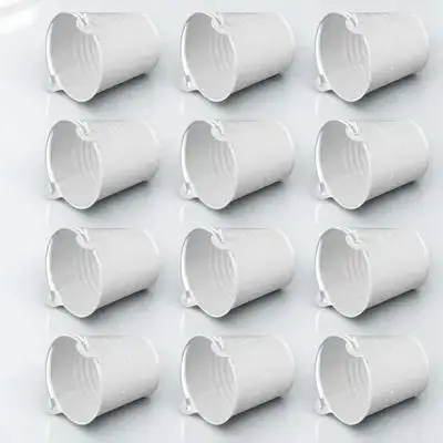 

12pcs Iron Pots Metal Bucket Mini Craft Simple Home Decor Plant Pot for Garden Photo Prop Iron Bucket With H Retro Style